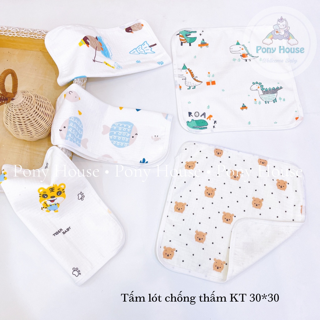 Miếng Lót Chống Thấm Thay Tã, Bỉm Best Baby Xô 3 Lớp Siêu Mềm, Mịn