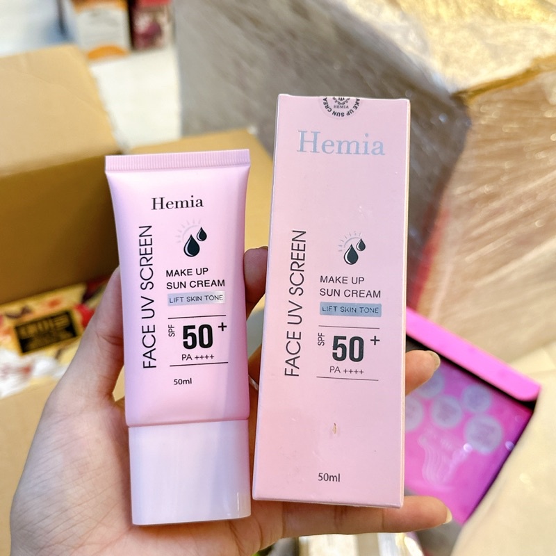 Kem chống nắng Hemia dành cho mặt Hemia MaKe Up Sun Cream