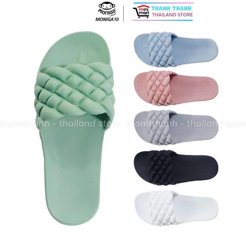Dép Thái Lan Đúc Quai Ngang Nữ Siêu Nhẹ Mềm Mại Moniga 10.5