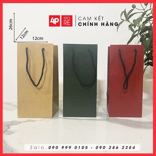 01 TÚI KRAFT 12 X 26 X 12 CM  - HỎA TỐC
