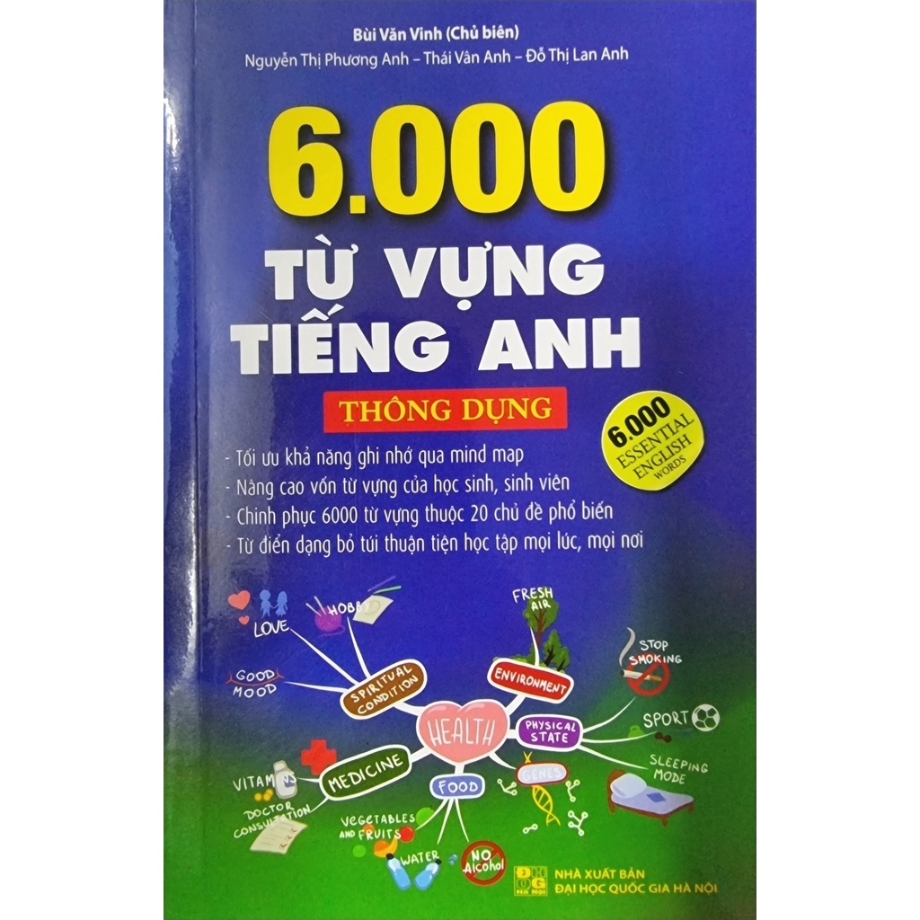 Sách - 6000 Từ Vựng Tiếng Anh Thông Dụng | BigBuy360 - bigbuy360.vn