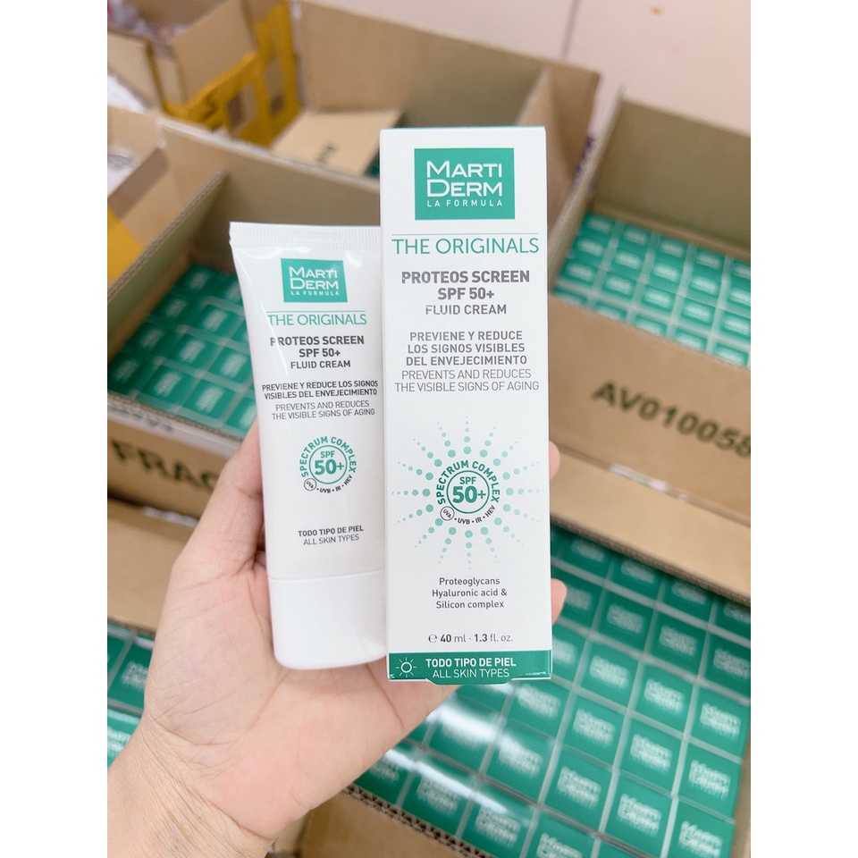 Kem Chống Nắng Phổ Rộng MartiDerm The Proteos Screen 40ml