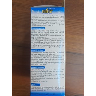 Miếng dán hạ sốt Béby - Nhật Bản (Hộp 16 miếng dán)
