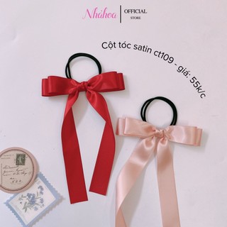 Cột Tóc Cột Nơ Satin
