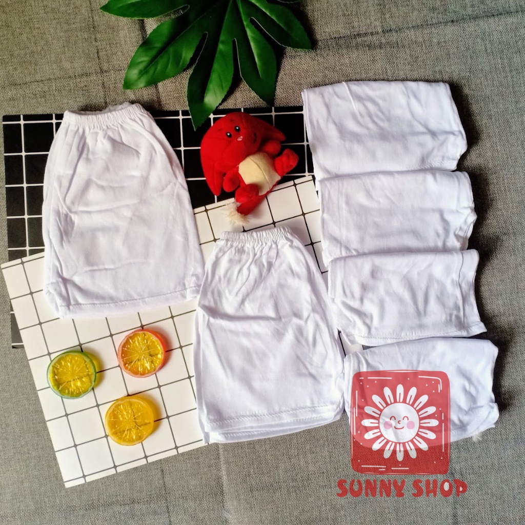 Quần NGẮN BOSINI từ sơ sinh đến 12kg / Quần đùi TRẮNG cho em bé BOSDANNA