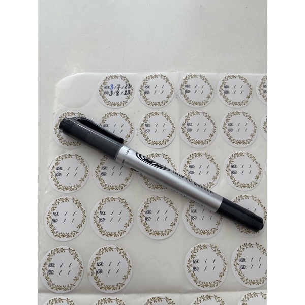 60 Tem Decal Dán Ghi NSX/HSD