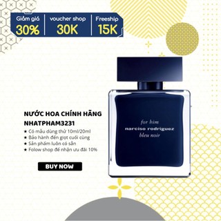 Narciso - for him edt 10ml - nước hoa chính hãng