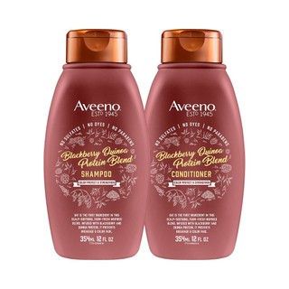 Dầu gội/xả giữ màu & khỏe tóc Aveeno Scalp Soothing Blackberry Quinoa Protein Blend 354ml (Mỹ)