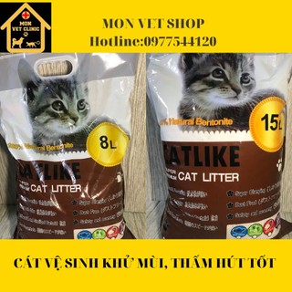 Cát vệ sinh cho Mèo CATLIKE 9L khử mùi, thơm lâu, thấm hút tốt.