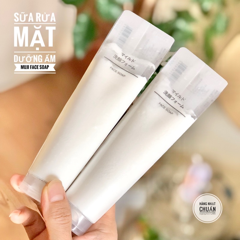 SỮA RỬA MẶT Muji Face Soap