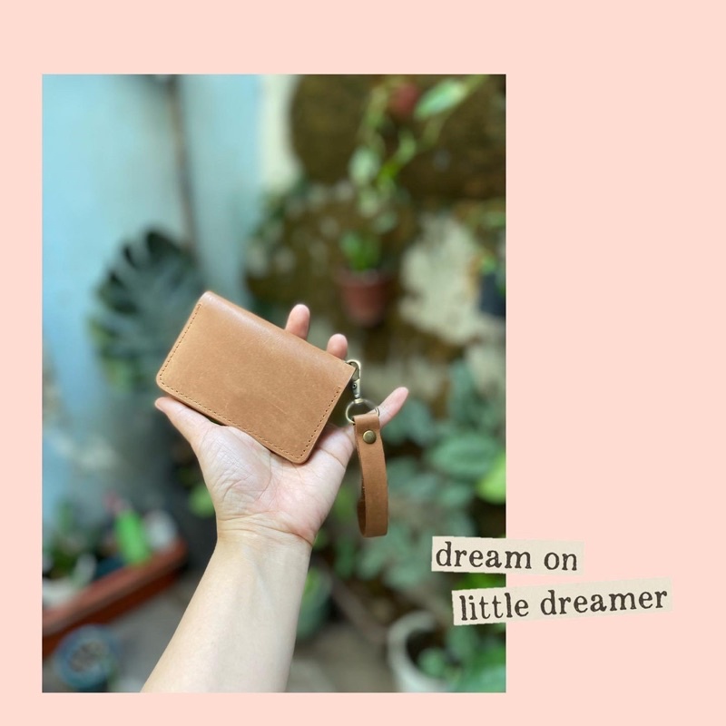 Ví da bò nam nữ WAVE YOURS, Ví đựng card visit, ví đựng thẻ xe, Ví móc khoá tiện dụng