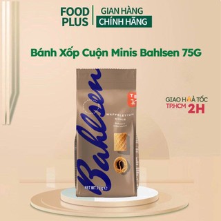 Bánh Xốp Cuộn Minis Hương Vị Truyền Thống/ Hương Vị Cacao Thương Hiệu Bahlsen Loại 75G