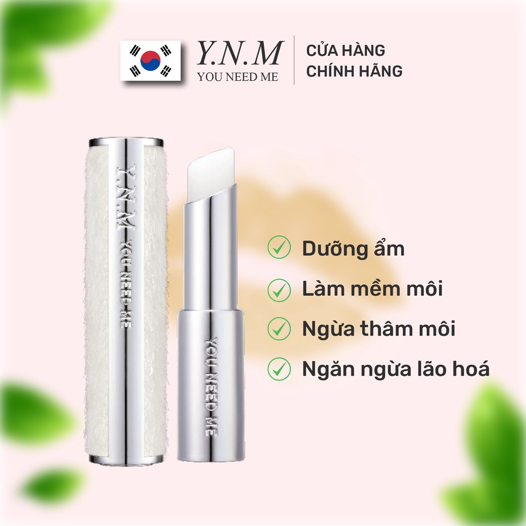 Son dưỡng môi không màu YNM Natural Melting Honey Lip Balm 3g