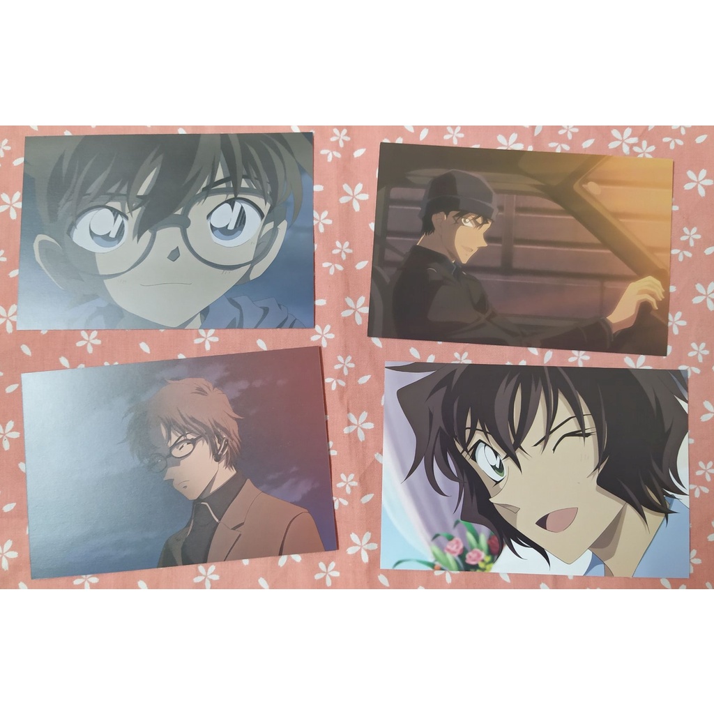Thẻ card postcard Conan Akai Subaru Sera chính hãng Conan Movie 18