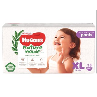 Tã quần cao cấp huggies platinum nature made size xl38 / xxl26