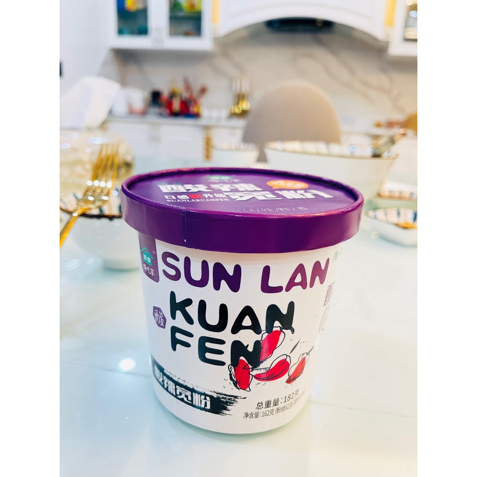 Miến Dẹt Khoai Lang Chua Cay Trùng Khánh Thùng 6 Hộp