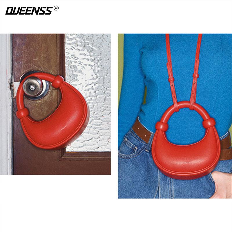 Túi Xách Đeo Vai Màu Đỏ Phong Cách Mới 2023