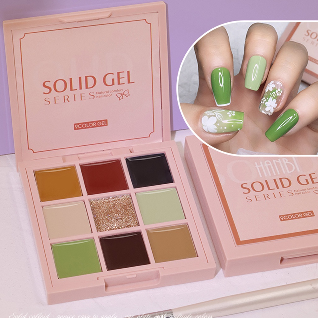 9 màu bóng mắt rắn đĩa keo tranh sơn dầu keo lưới đỏ bóng mắt đĩa rắn Series