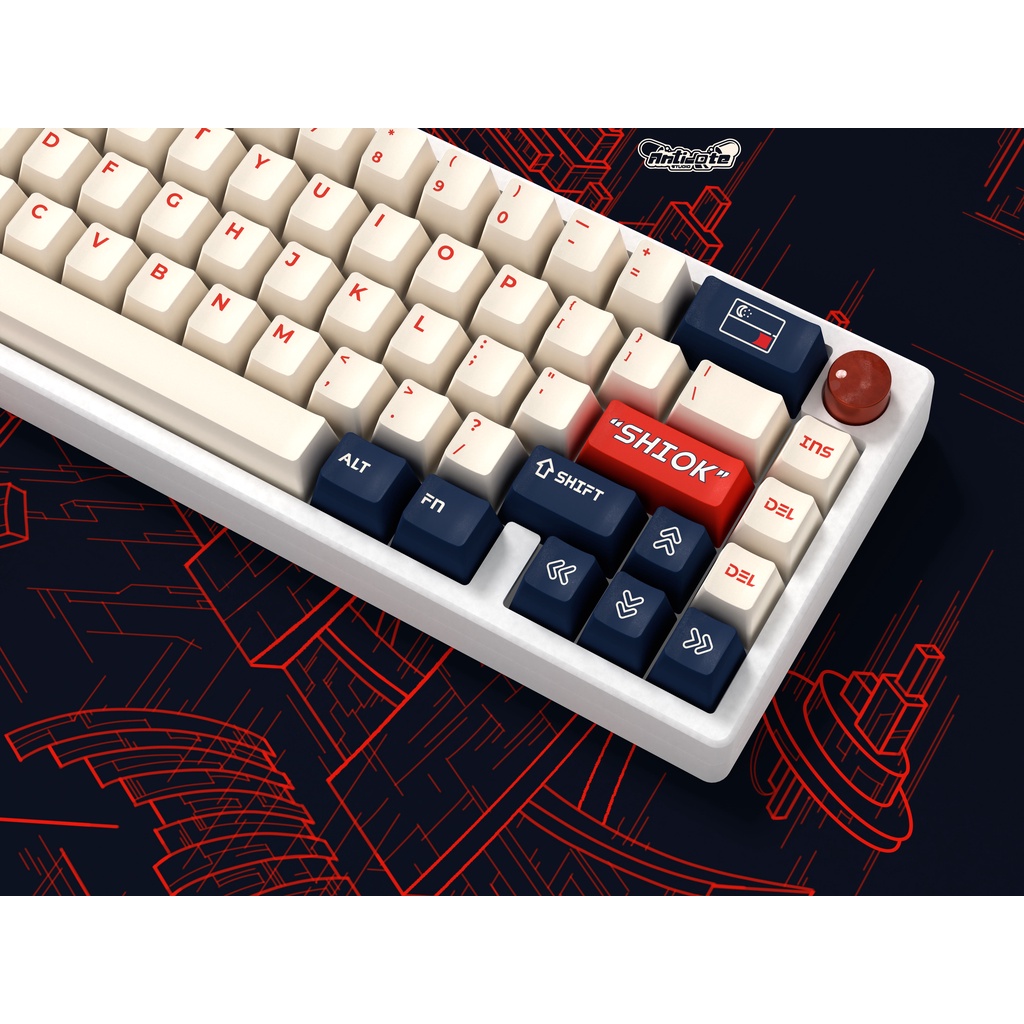 Nút bàn phím cơ Shiook PBT keycap - XDA profile - Antidote Studio