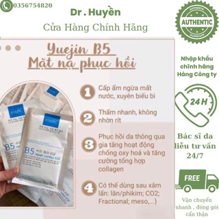 Combo 10 mặt nạ yuejin b5 _ egf chuyên cấm ẩm _ phục hồi da hư tổn.