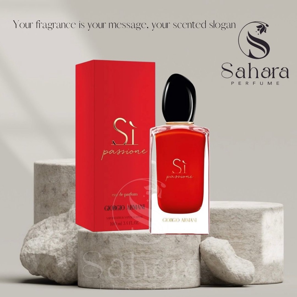 Sì Passione EDP 100ml | Nước hoa nữ Giorgio Armani (Sì đỏ) | Sahara Perfume