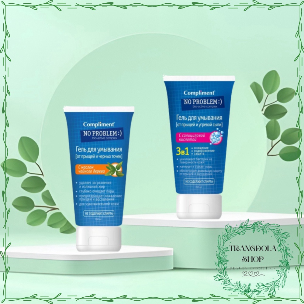 SỮA RỬA MẶT DẠNG GEL  COMPLIMENT NO PROBLEM - NGA