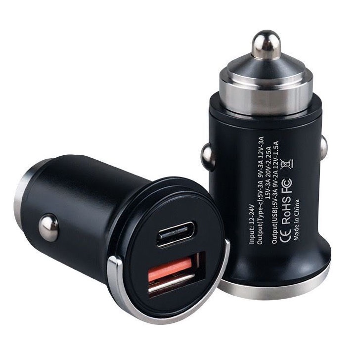 Tẩu sạc ô tô Cổng USB Và Cổng Sạc Nhanh Type-C SANSUI