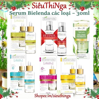 Serum bielenda dưỡng trắng, căng mịn da, loại bỏ nám, dưỡng ẩm.. Serum bielenda đủ loại