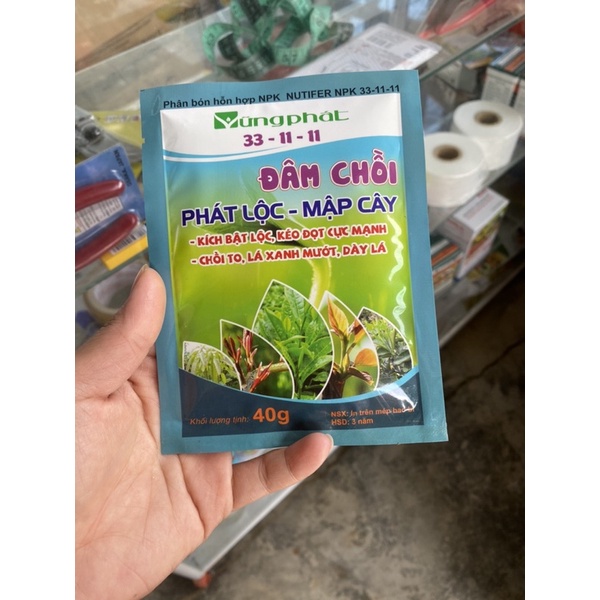 Phân bón lá NPK giúp đâm chồi