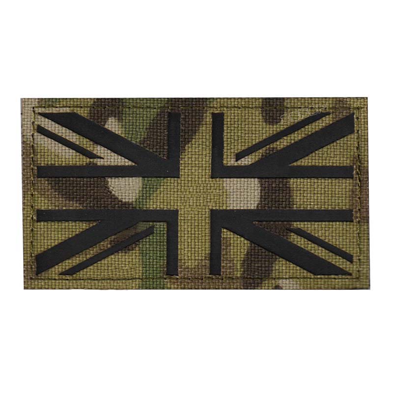 Miếng Dán Phản Quang Hình Lá Cờ IR 8 * 5CM Trang Trí Balo