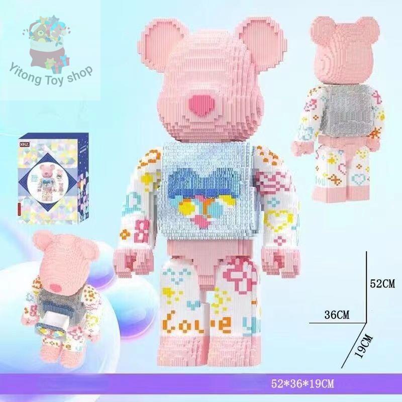 🚚SẴN HÀNG🚚Tương thích với LEGO Elizabeth Bobo Bạo Lực Gấu Khối Xây Dựng Các Hạt Nhỏ Lắp Ráp Đồ Chơi Giáo Dục Bé Gái Qu