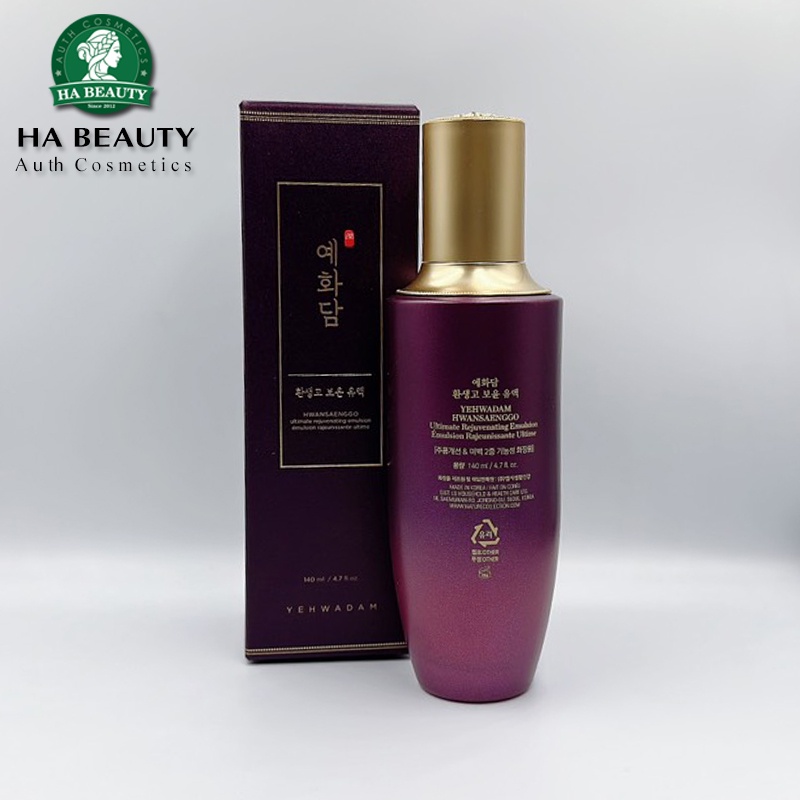 Sữa dưỡng ẩm chống lão hóa trắng da The Face Shop Yehwadam Hwansaenggo Ultimate Rejuvenating Emulsion 140ml