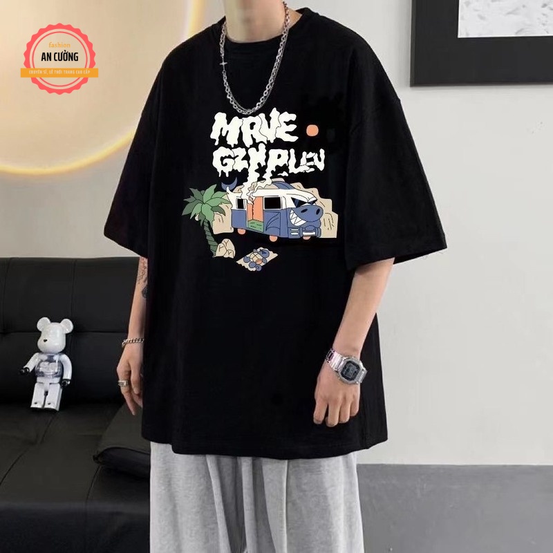 Áo thun nam, áo phông nam tay ngắn cổ tròn chất cotton  dày dặn thoáng mát ATN020 - An Cường Fashion