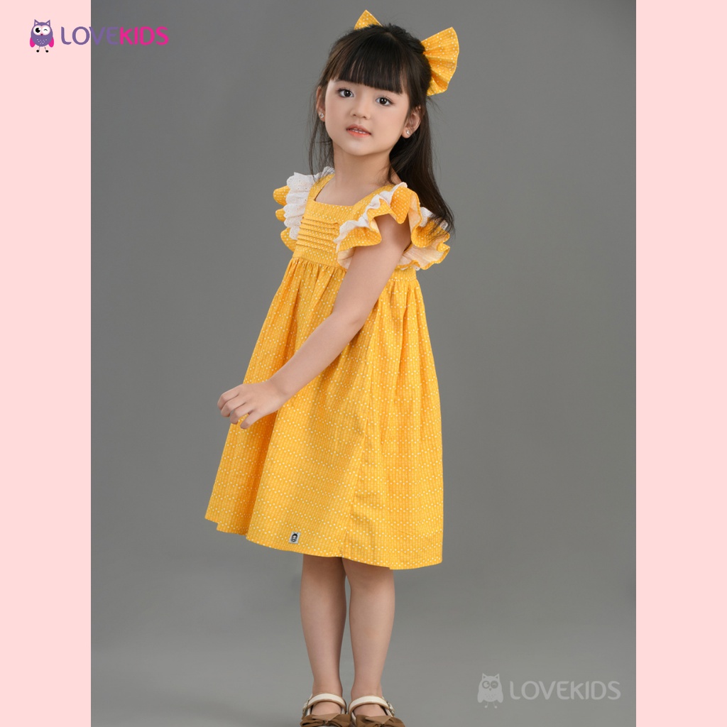 Đầm mùa hè tay phối cánh tiên - Lovekids