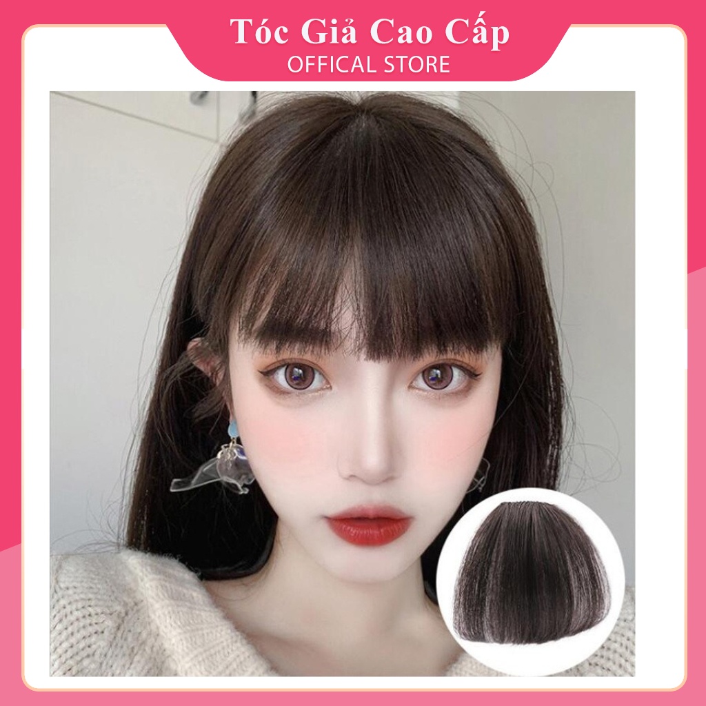 Tóc mái giả thưa hàn quốc- không có mai- tóc tơ nhật