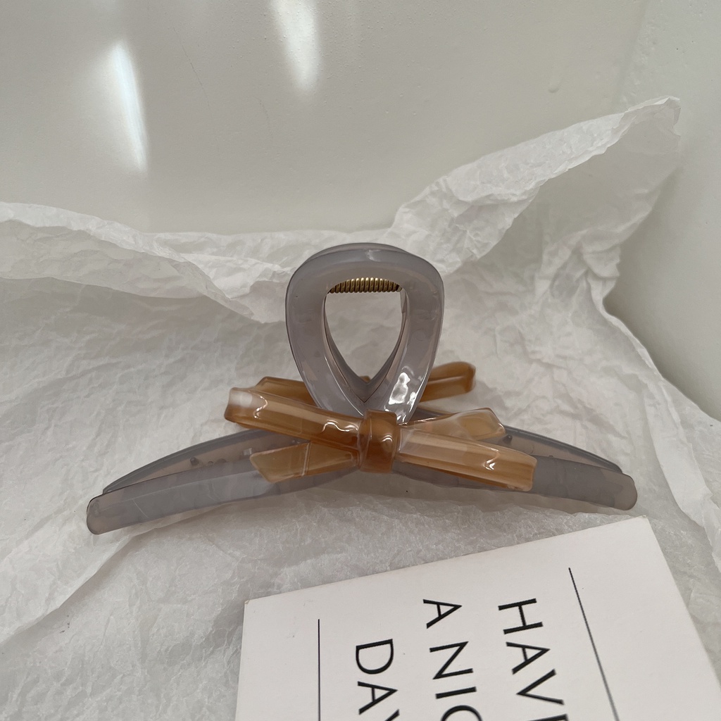 Kẹp Tóc Nơ Lớn 13cm Thời Trang Xuân Hè Mới Chất Lượng Cao Cho Nữ