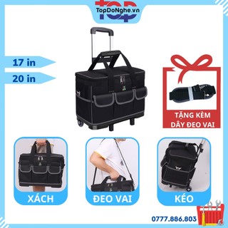 Túi đựng đồ nghề kỹ thuật đủ kích thước 17in 20in có bánh xe kéo thích hợp đựng đồ nghề kỹ thuật, dụng cụ sửa chữa