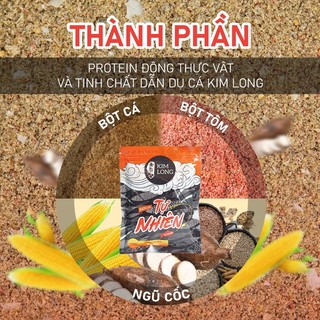 Mồi Câu Cá Tự Nhiên KIM LONG (Vị Tanh-Vị Thơm)
