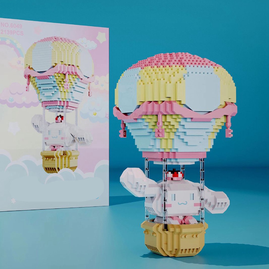 Mô hình lắp ráp - Đồ Chơi Lắp Ráp Cinnamoroll Hoạt Hình đáng yêu 3D Bằng Nhựa ABS Cho bé