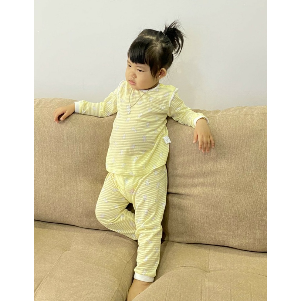 Bộ dài tay bé gái bé trai Moimoln xuất Hàn