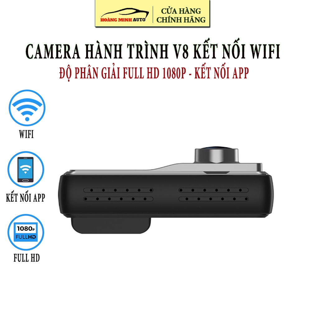 Camera Hành Trình V8 Full HD 1080p kết nối Wifi điện thoại thông minh - màn hình Android | BigBuy360 - bigbuy360.vn