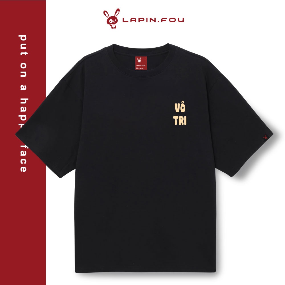 Áo Thun Unisex Nam Nữ Local Brand - Lapin.Fou Vô Tri 2