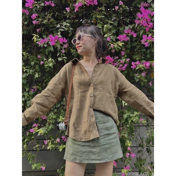 Áo Sơ Mi Tay Dài - Linen - Blair Shirt - PHUTA