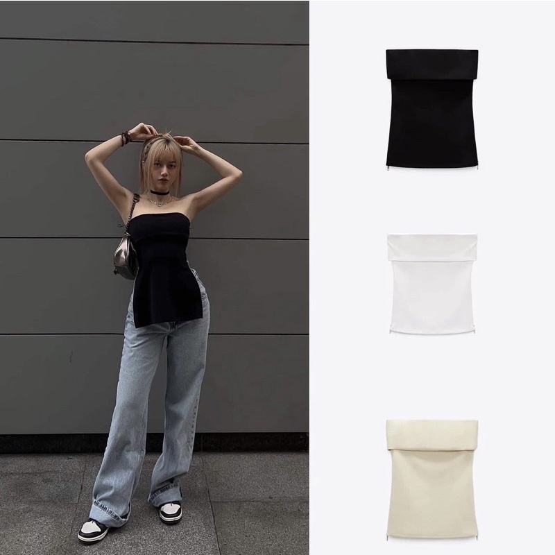 ÁO CÚP NGỰC ZARA HÀNG XUẤT GIỐNG AUTH 100% 𝗕𝗬 𝗕𝗘𝗧𝗧𝗘𝗥𝗥.𝗥𝗢𝗢𝗠