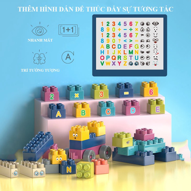 Đồ Chơi Lắp Ráp Khối Xây Dựng Dành Cho Trẻ Em Mẫu Giáo 3-6 Tuổi, Rèn Luyện Khả Năng Thực Hành Của Trẻ,Hộp Quà Cầm Tay