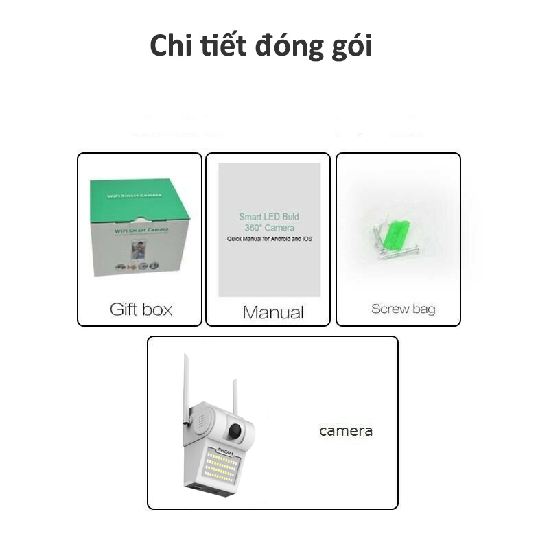 Camera IP WiFi Giám Sát An Ninh NetCAM WL140 (5.0MP), Góc Quan Sát 140º, Đèn Bật Sáng Khi Phát Hiện Có Người