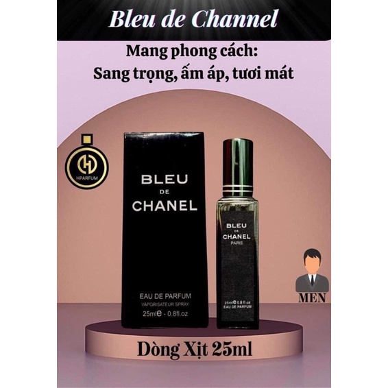 Nước Hoa Nam Bleu 25ml thơm lâu