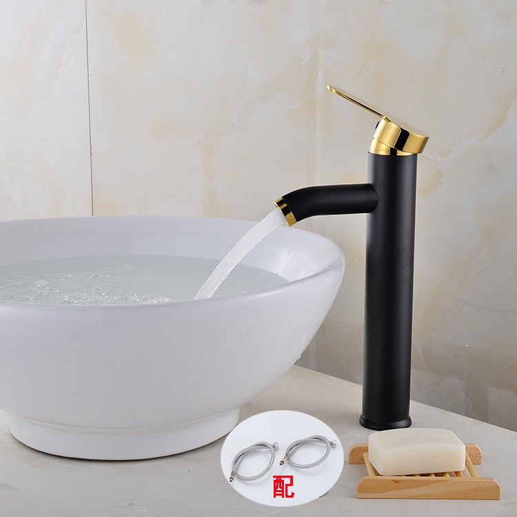 Vòi lavabo nóng lạnh mạ tĩnh điện đẹp
