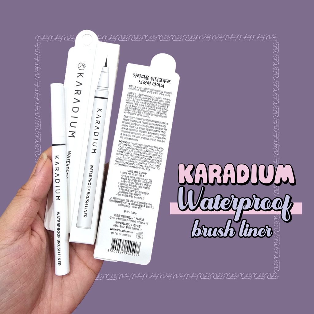 Kẻ mắt Karadium Waterproof Brush Liner