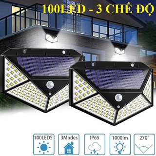 Đèn Năng Lượng Mặt Trời 100 Led Cảm ứng chuyển động
